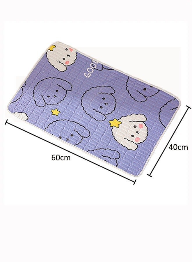 آيسيورا 40x60 سم وسادة سرير للماء للأطفال مرتبة مقاومة للبول للأطفال وسادة بول قابلة للغسل مرتبة الدورة الشهرية للإناث مرتبة الدورة الشهرية المضادة للتسرب الجانبي وسادة سلس البول قابلة لإعادة الاستخدام للأطفال / البالغين / الحيوانات الأليفة - Image 2
